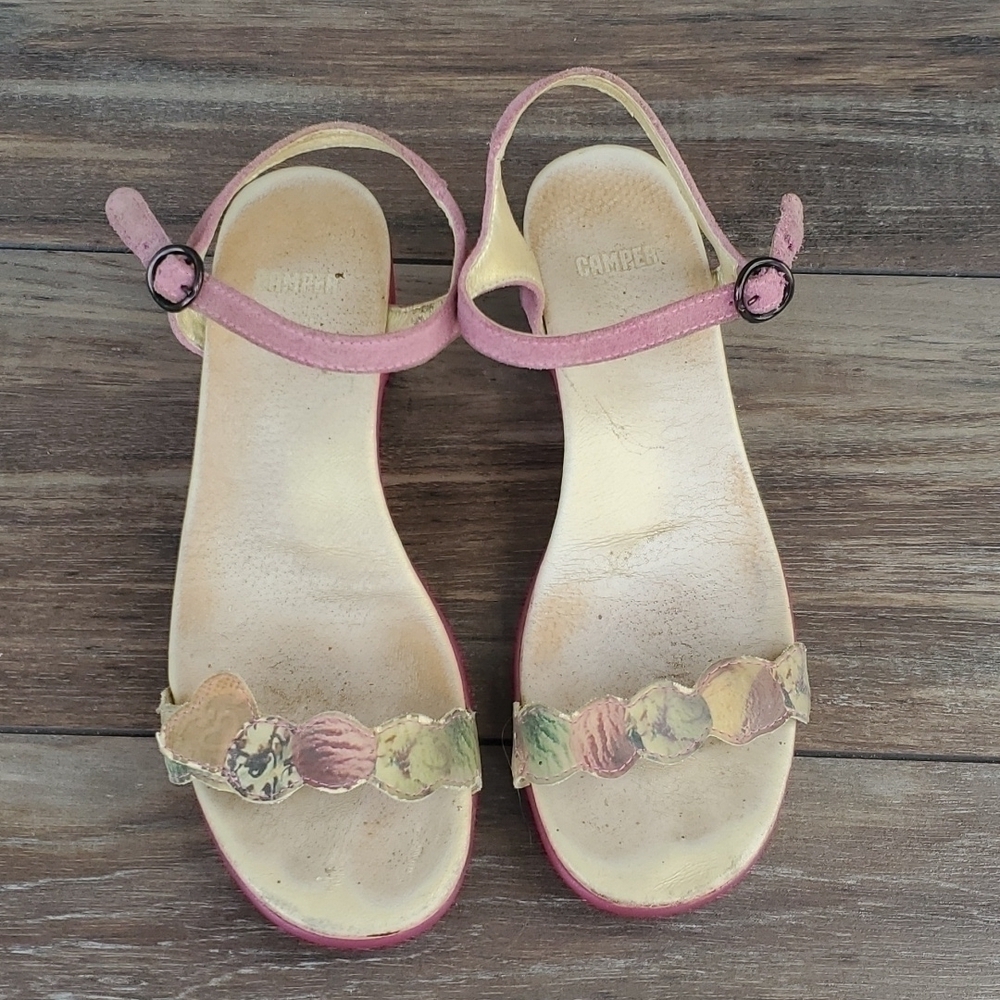 Camper Y2K heels ankle strap shoes sandals sz 40 us 7 - Picture 4 of 12
